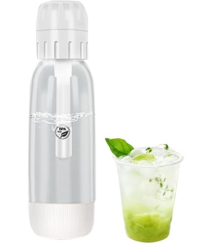 炭酸水メーカー「カラー：白」 爽やか炭酸水 ワンタッチ おしゃれ コンパクト Amazon | 炭酸水メーカー 炭酸水専用モデル 爽やか炭酸水 ワンタッチ